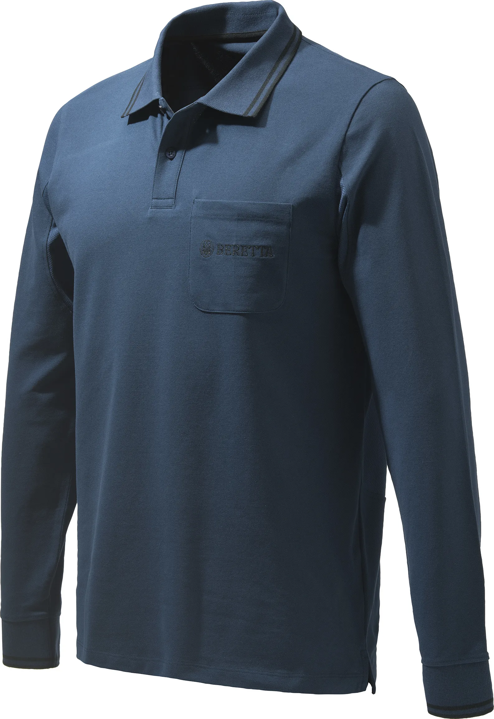 Beretta Men's Airmesh Polo Long Sleeve