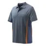 Beretta Men's Rush Polo, Blue & Orange