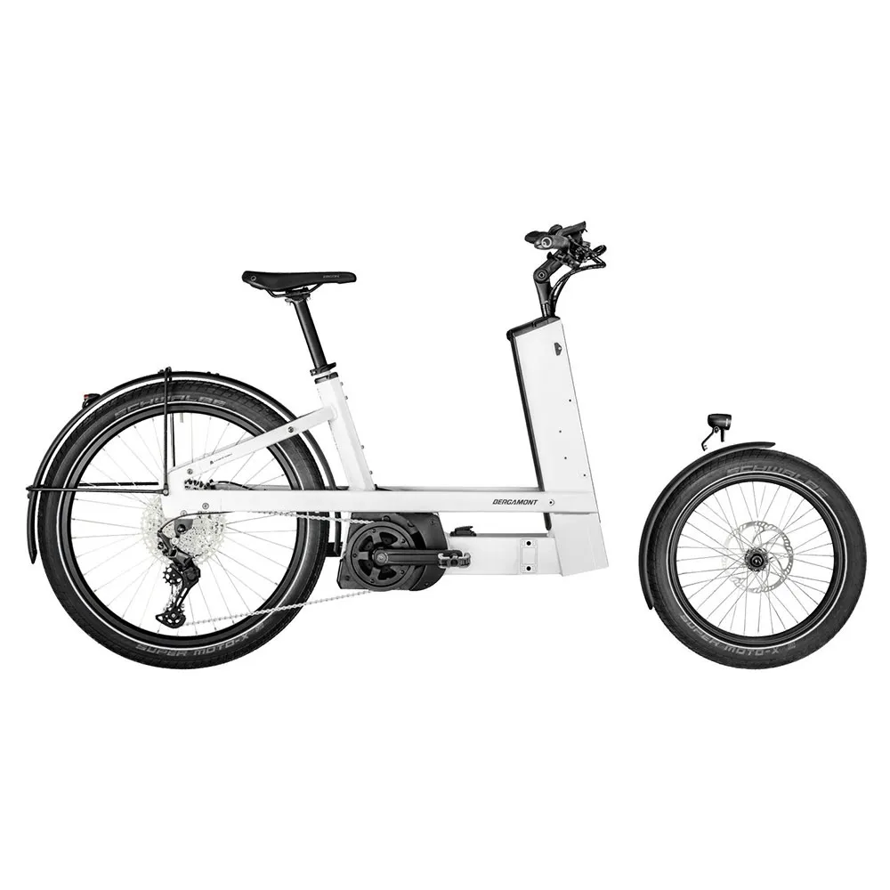 Bergamont E-cargoville Lj Edition Performance Line Gen 3 26´´ Elcykel, White, One Size, 500Wh Bergamont E-cargoville Lj Edition Performance Line Gen 3 26´´ Elcykel, White, One Size, 500Wh