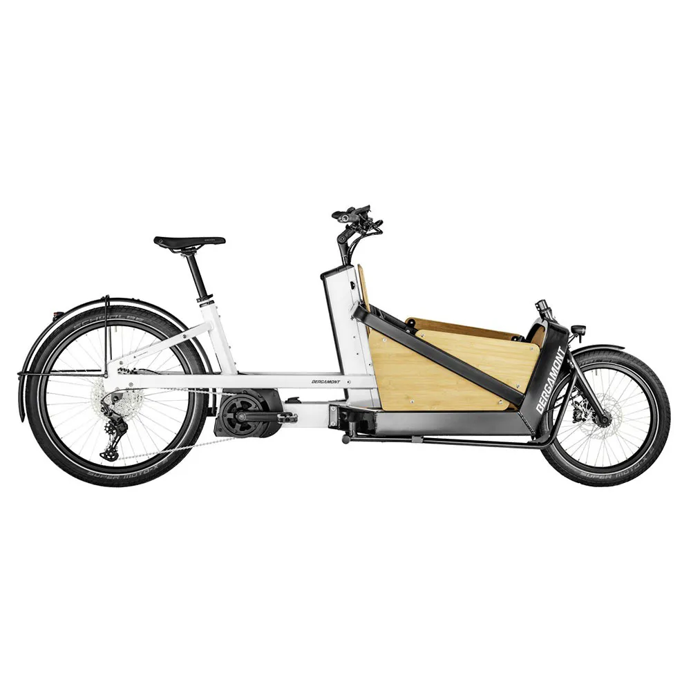 Bergamont E-cargoville Lj Edition Performance Line Gen 3 26´´ Elcykel, White, One Size, 500Wh Bergamont E-cargoville Lj Edition Performance Line Gen 3 26´´ Elcykel, White, One Size, 500Wh