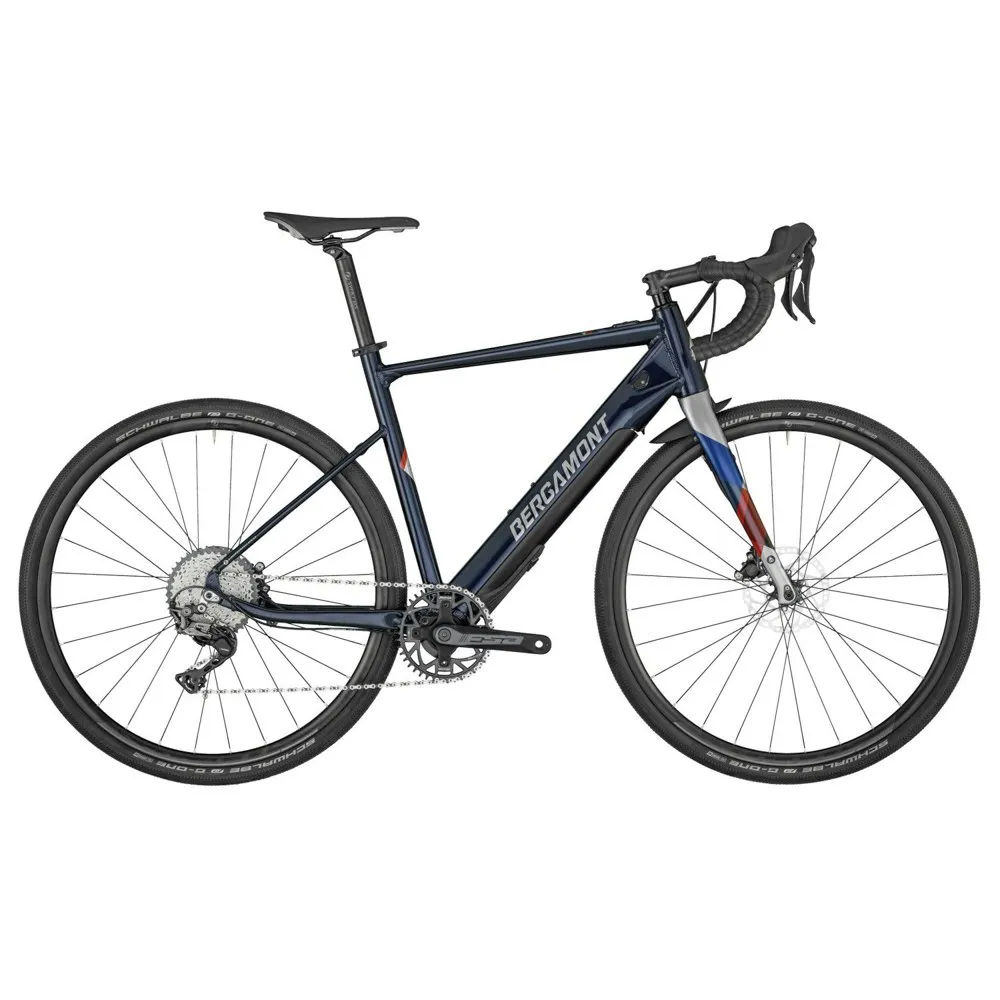 Bergamont E-grandurance Elite Grx800 2022 Elcykel Gravel, Midnight blue, 57, 252Wh