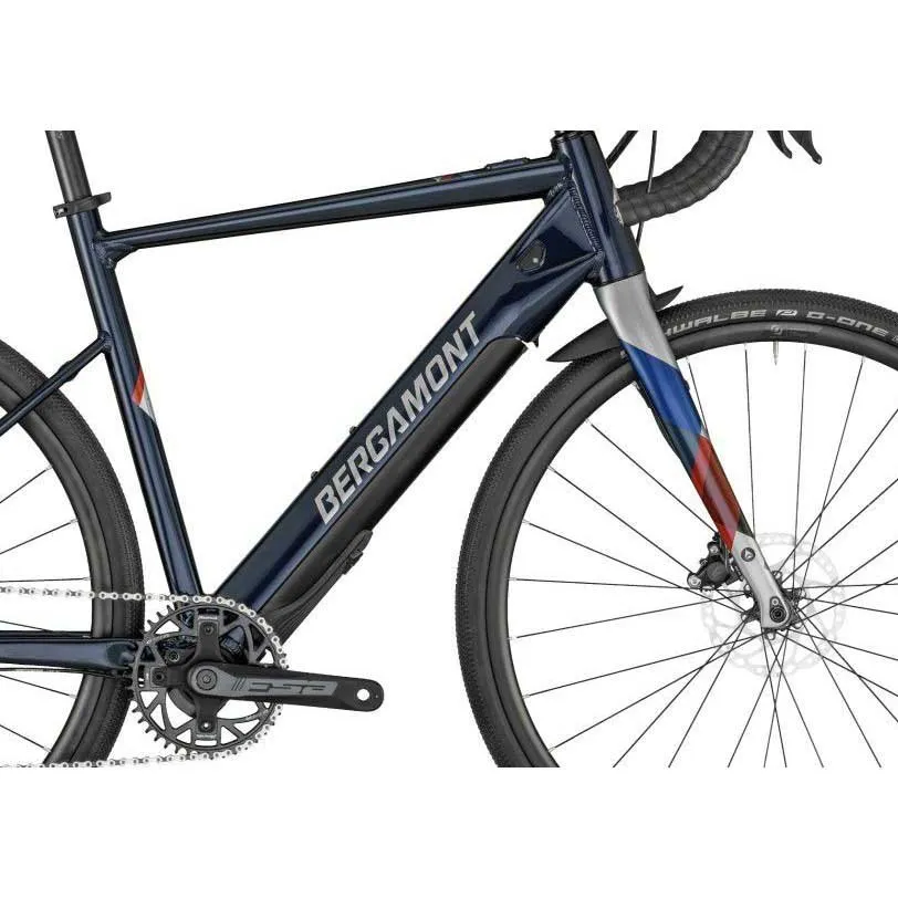 Bergamont E-grandurance Elite Grx800 2022 Elcykel Gravel, Midnight blue, 57, 252Wh