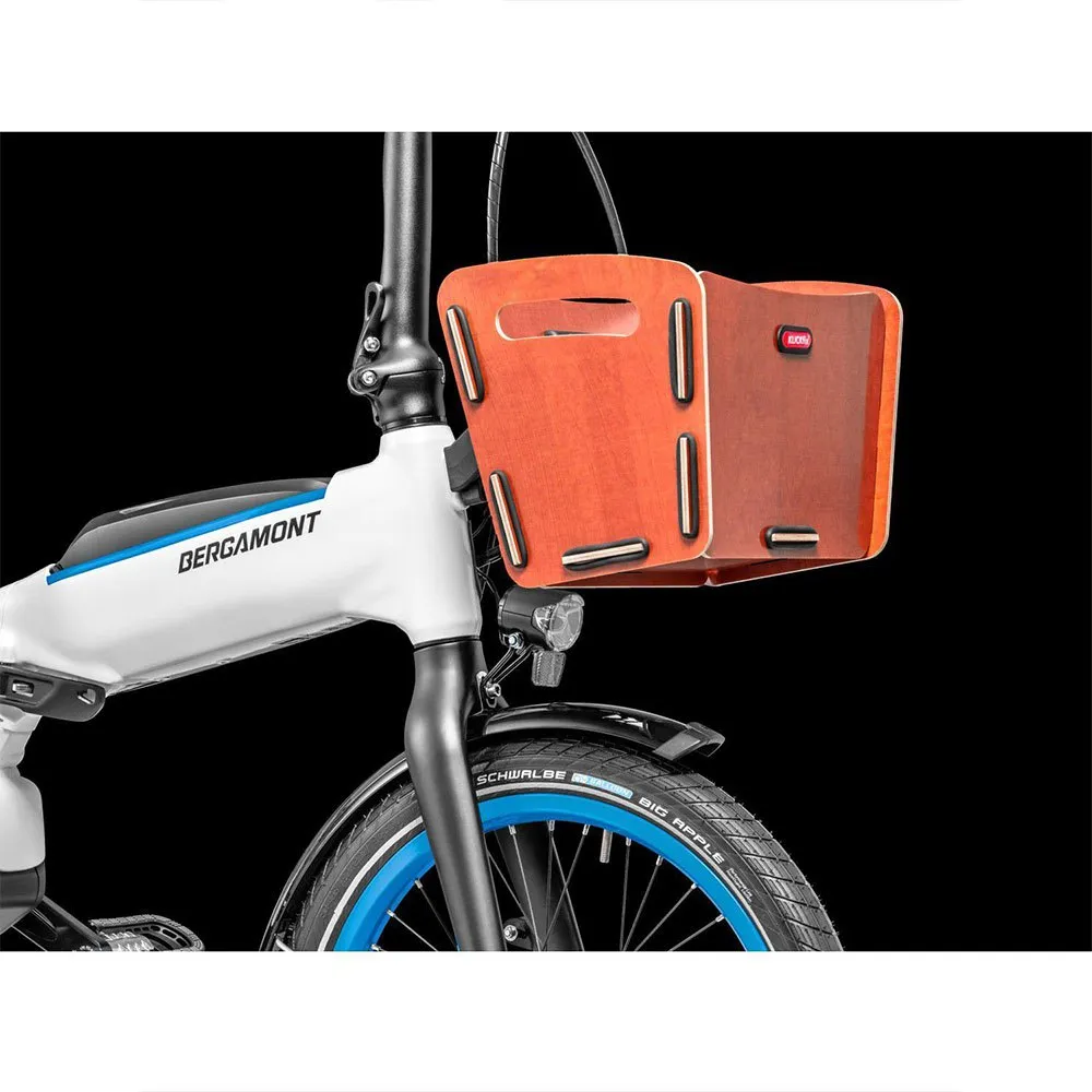 Bergamont Paul-e Eq Expert Hopvikbar Elcykel, White / blue, One Size, 504Wh