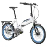 Bergamont Paul-e Eq Expert Hopvikbar Elcykel, White / blue, One Size, 504Wh