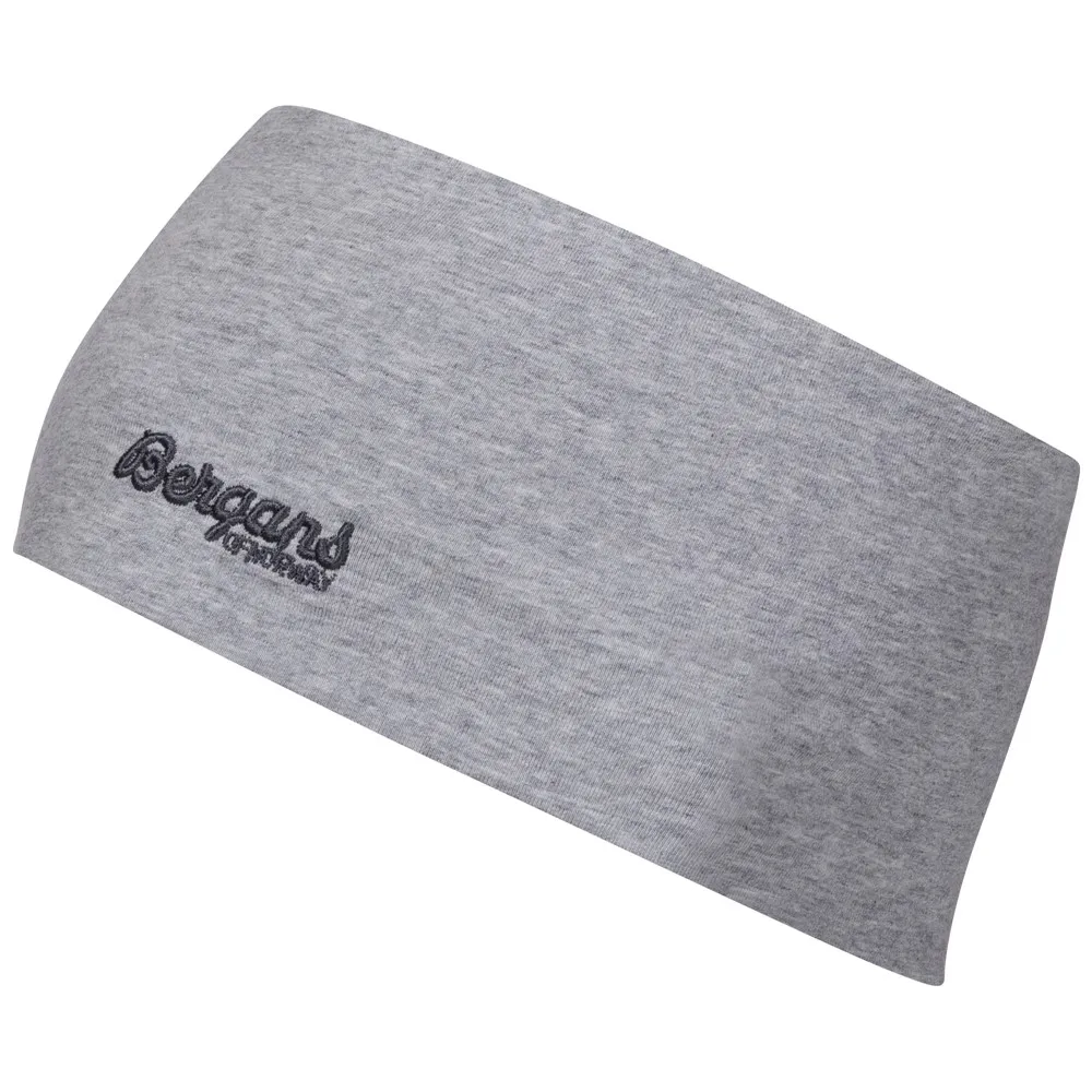 Bergans Junors' Cotton Headband, Grey Melange, One Size Bergans Junors' Cotton Headband, Grey Melange, One Size