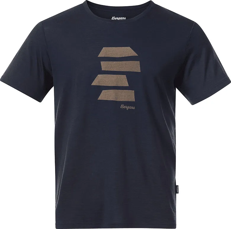 Bergans Men's Rabot Mount Wool Tee Bergans Men's Rabot Mount Wool Tee