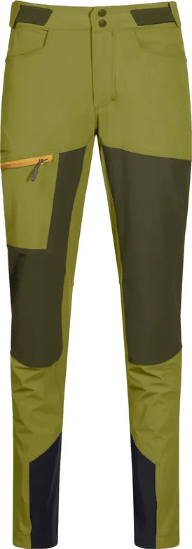 Bergans Women's Cecilie Mountain Softshell Pants, Trail Green/Dark Olive Green