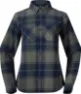 Green mud/navy blue check