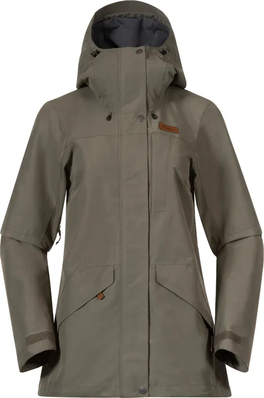 Bergans Women's Nordmarka Shell Jacket, Green Mud Bergans Women's Nordmarka Shell Jacket, Green Mud