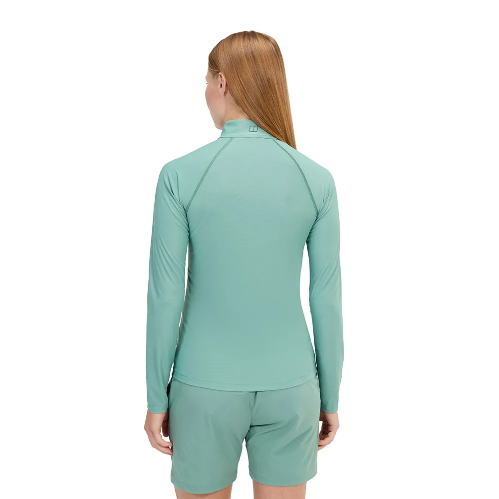 Berghaus 24/7 Tech Halv Dragkedja Långärmad T-shirt, Light terrain Berghaus 24/7 Tech Halv Dragkedja Långärmad T-shirt, Light terrain