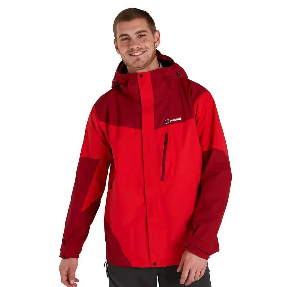 Berghaus Arran Waterproof Jacka, Red / dark red