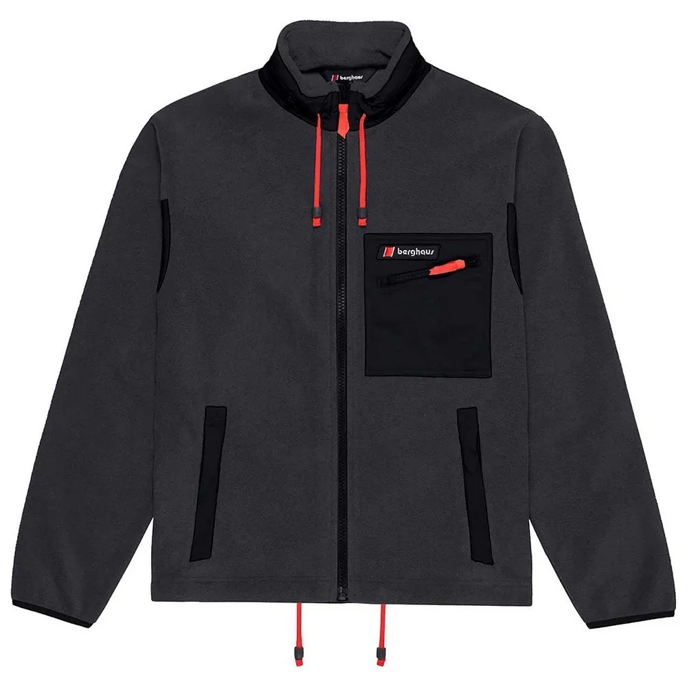 Berghaus Ascent 91 Fleecejacka Med Dragkedja, Grey