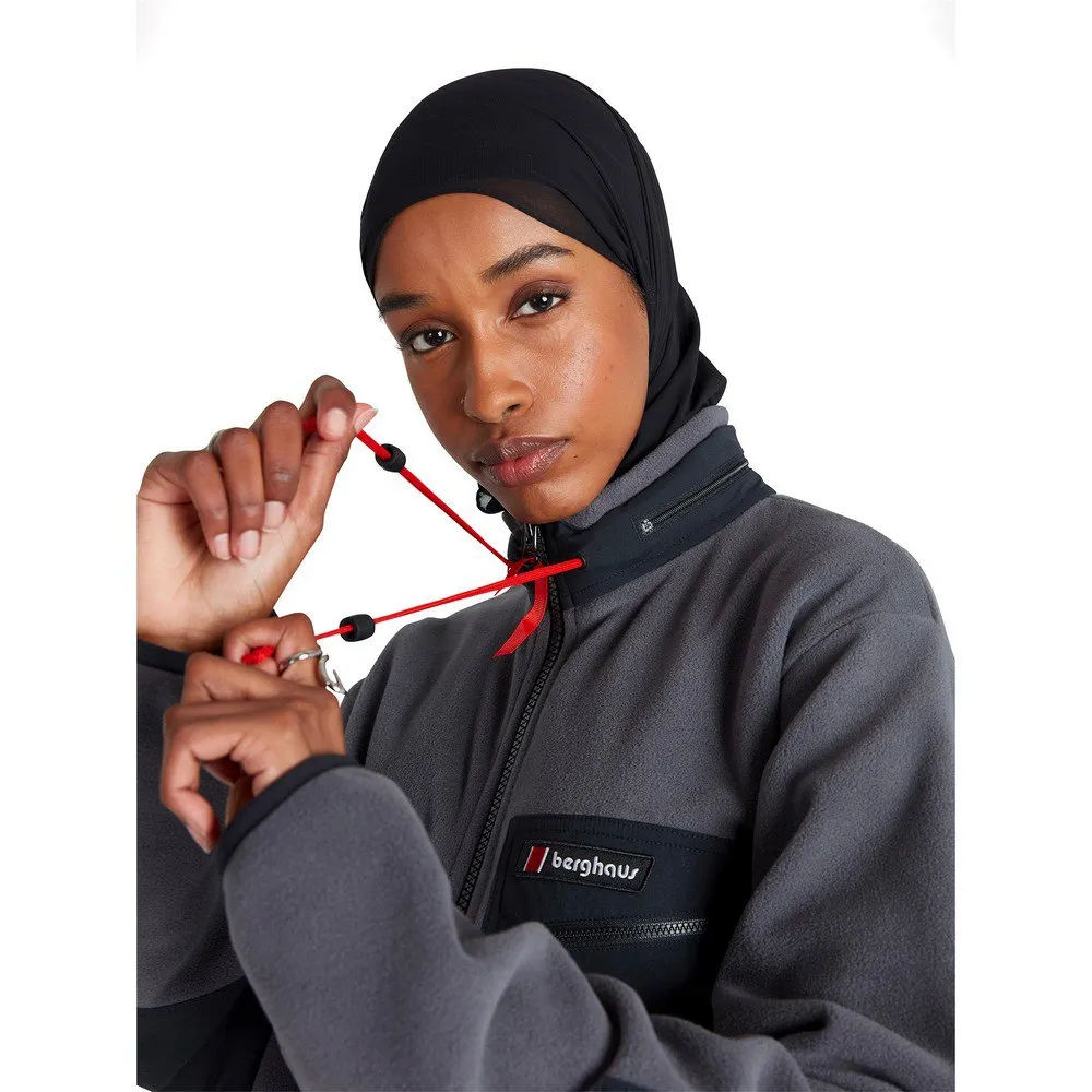Berghaus Ascent 91 Fleecejacka Med Dragkedja, Grey