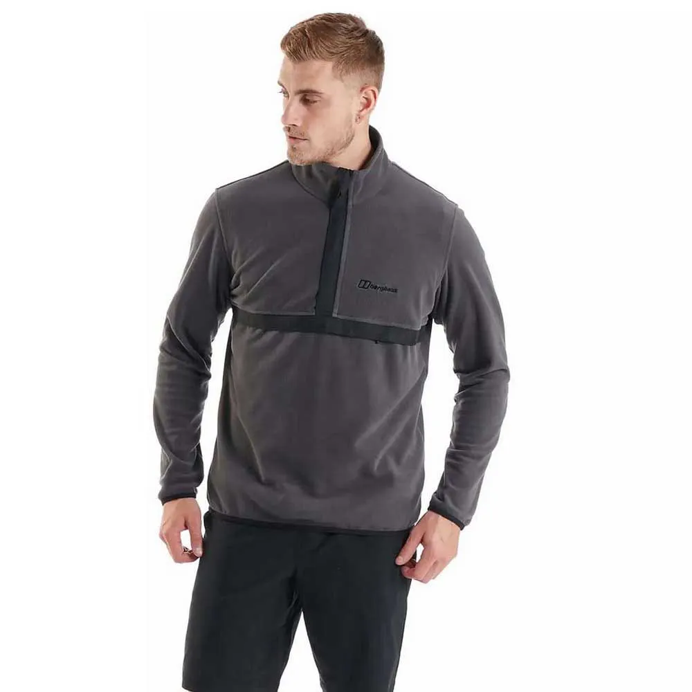 Berghaus Aslam Micro Polartec Fleece Med Halv Dragkedja, Grey Berghaus Aslam Micro Polartec Fleece Med Halv Dragkedja, Grey