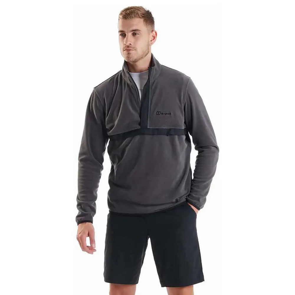 Berghaus Aslam Micro Polartec Fleece Med Halv Dragkedja, Grey Berghaus Aslam Micro Polartec Fleece Med Halv Dragkedja, Grey