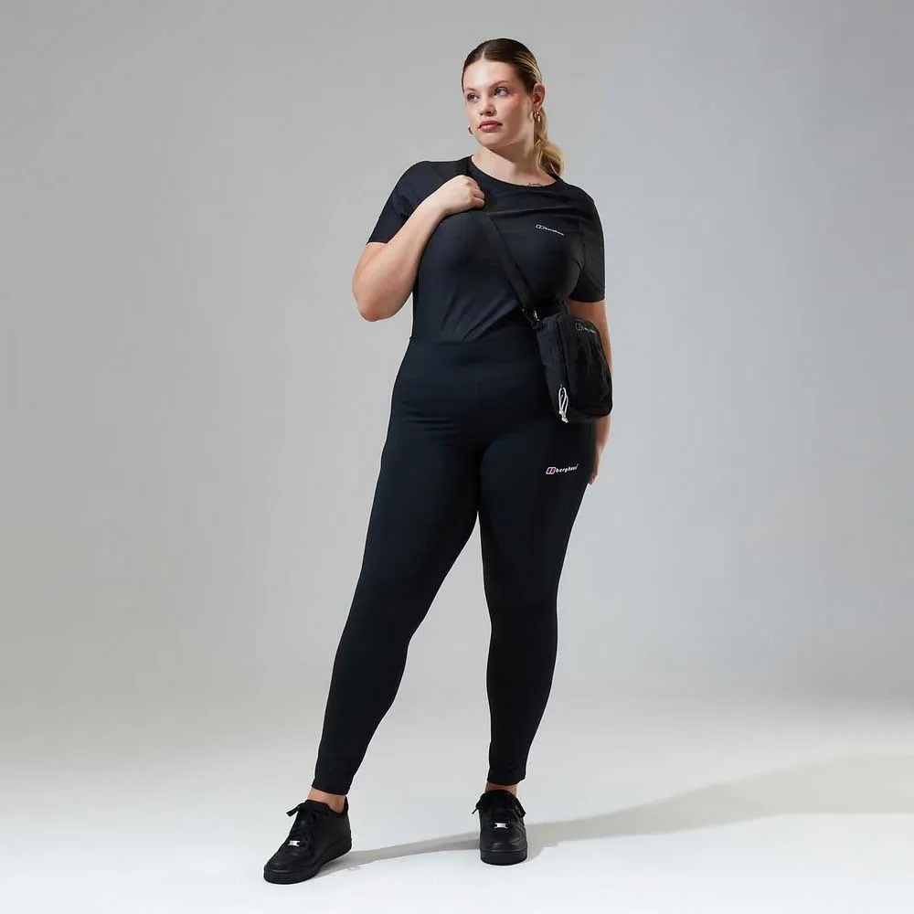 Berghaus Big Logo Core Leggings, Jet black