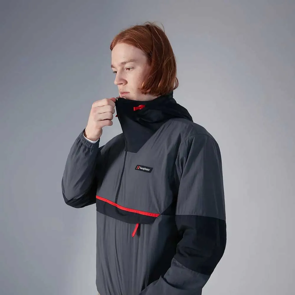 Berghaus Co-ord Softshelljacka, Grey pinstripe / jet black