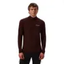 Berghaus Ivyhill Halv Dragkedja Långärmad T-shirt, Kv2 cedar brown