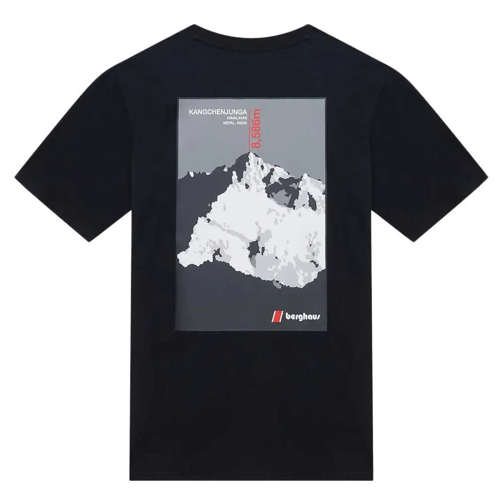 Berghaus Kanchenjunga Static T-shirt Med Korta ärmar, Black / black