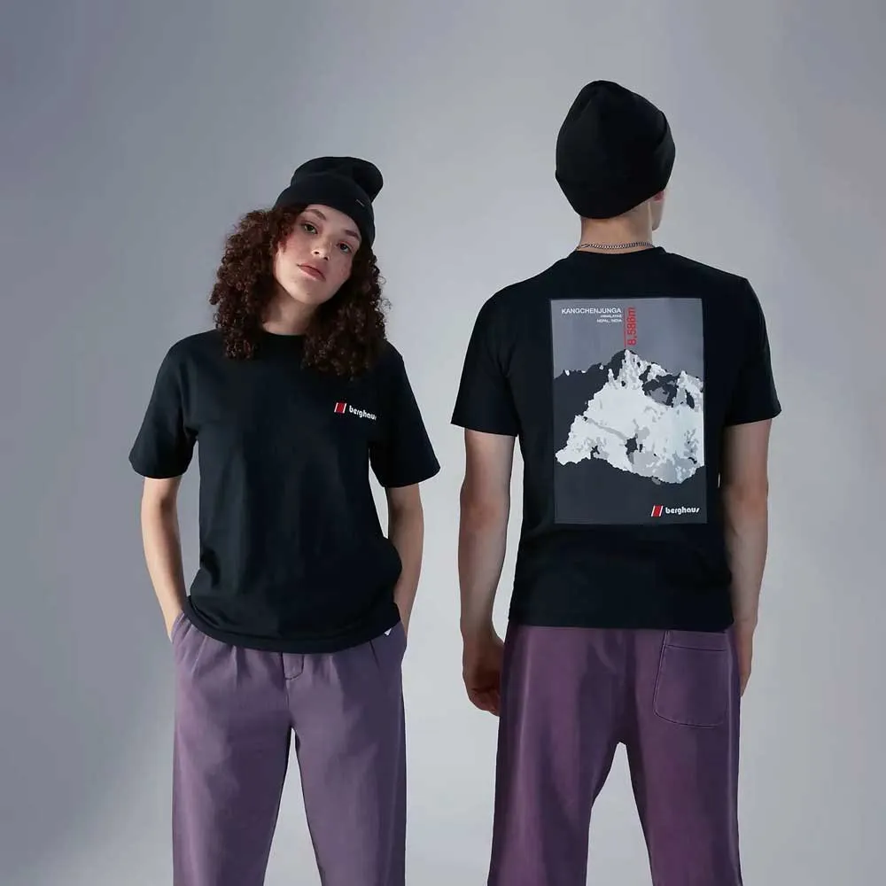 Berghaus Kanchenjunga Static T-shirt Med Korta ärmar, Black / black