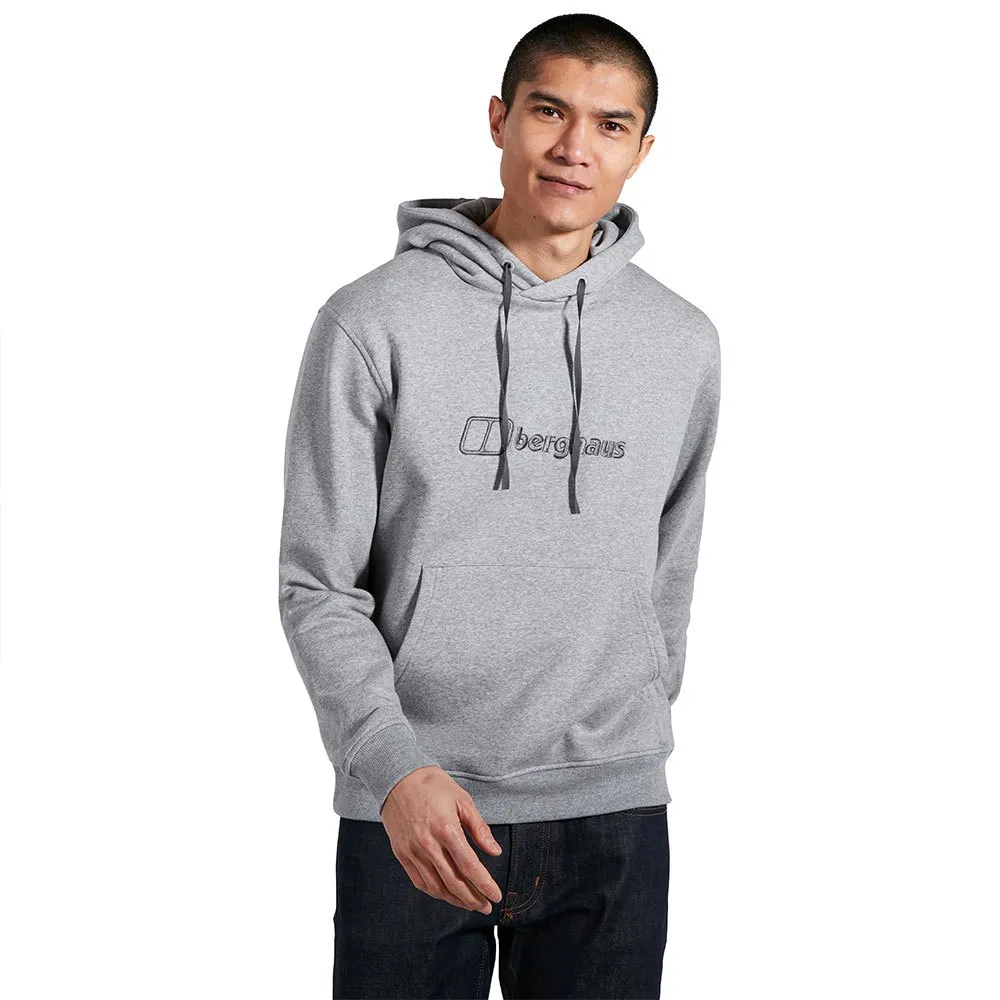 Berghaus Logo Tröja Med Huva, Grey