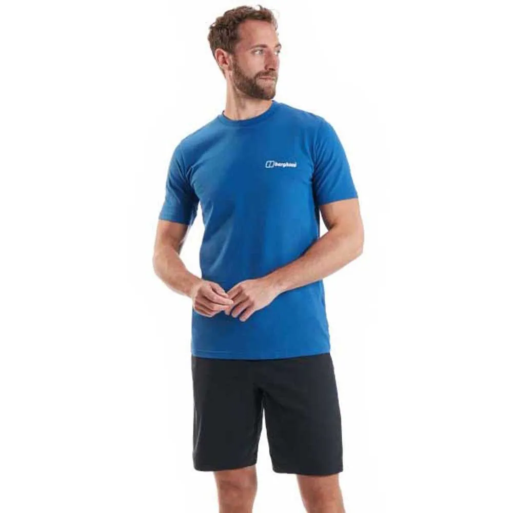 Berghaus Mont Blanc Mtn T-shirt Med Korta ärmar, Blue