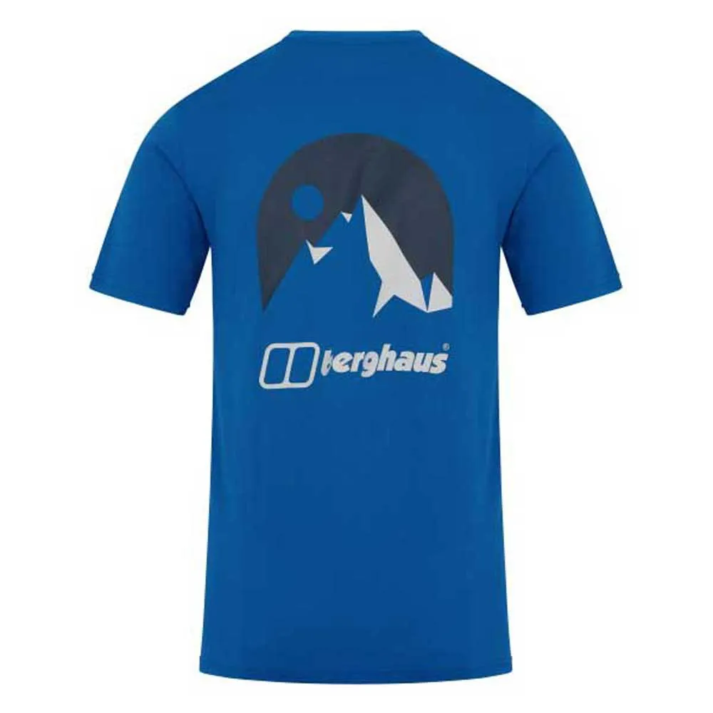 Berghaus Mont Blanc Mtn T-shirt Med Korta ärmar, Blue