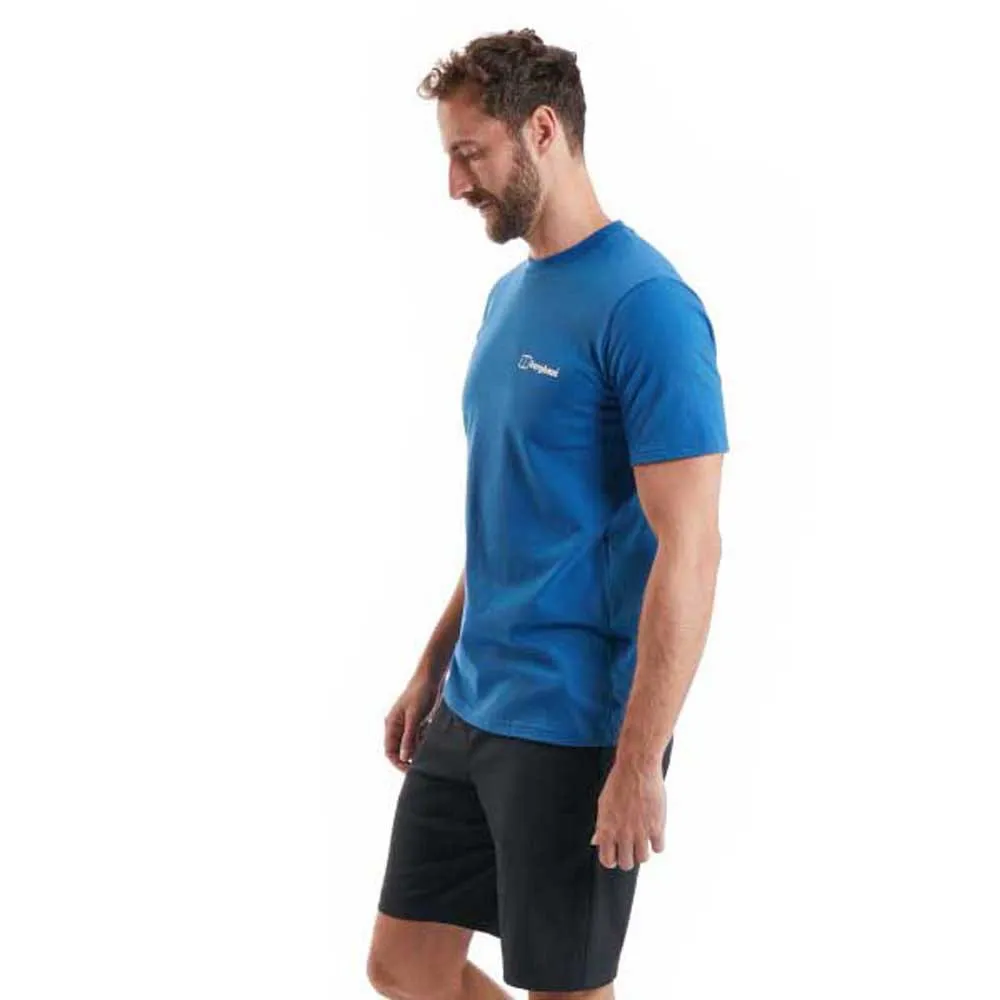 Berghaus Mont Blanc Mtn T-shirt Med Korta ärmar, Blue