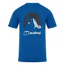 Berghaus Mont Blanc Mtn T-shirt Med Korta ärmar, Blue