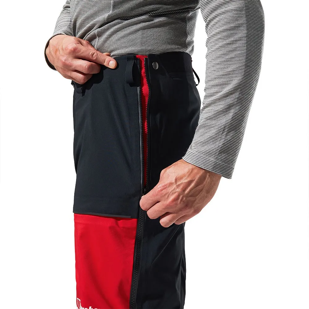 Berghaus Mtn Guide Goretex Pro Byxor, Jet black / goji berry