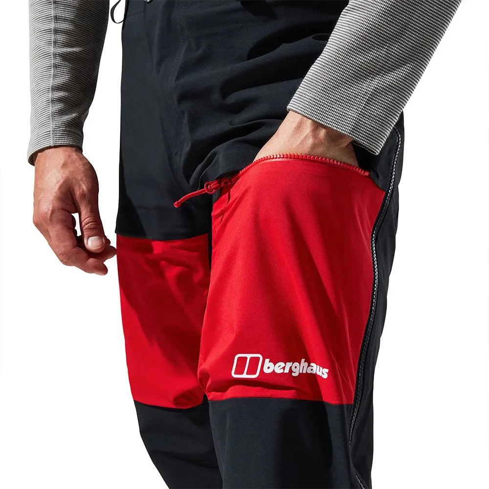 Berghaus Mtn Guide Goretex Pro Byxor, Jet black / goji berry