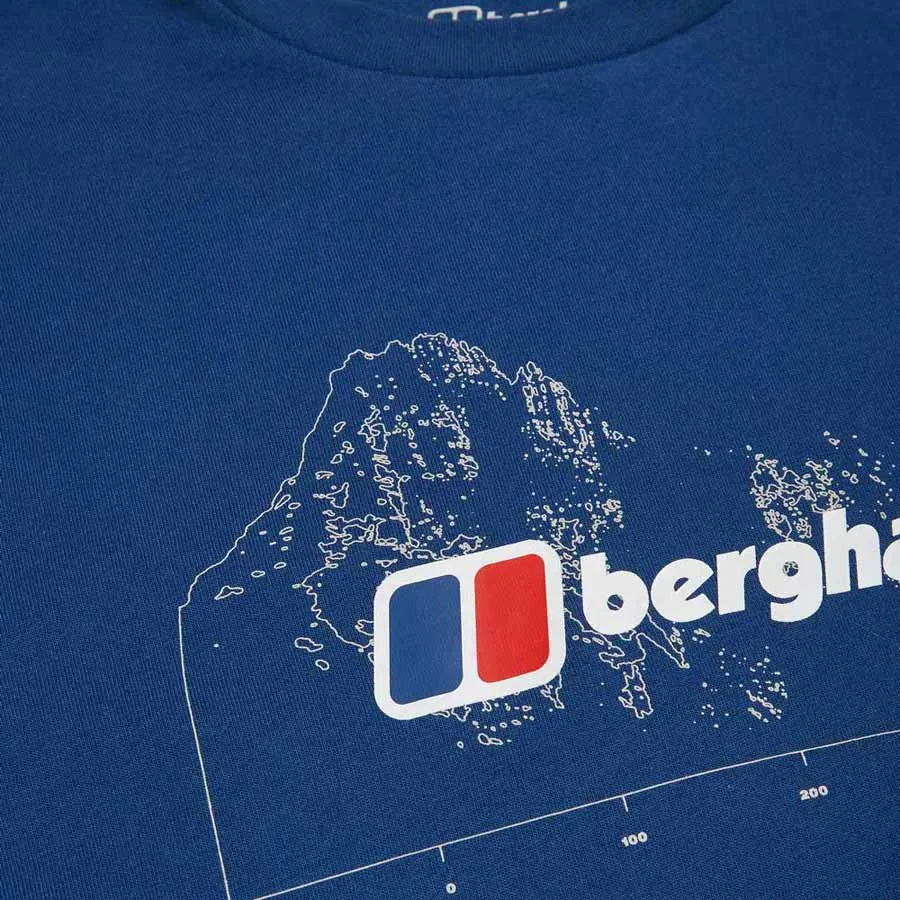 Berghaus Mtn Width T-shirt Med Korta ärmar, Murky marine