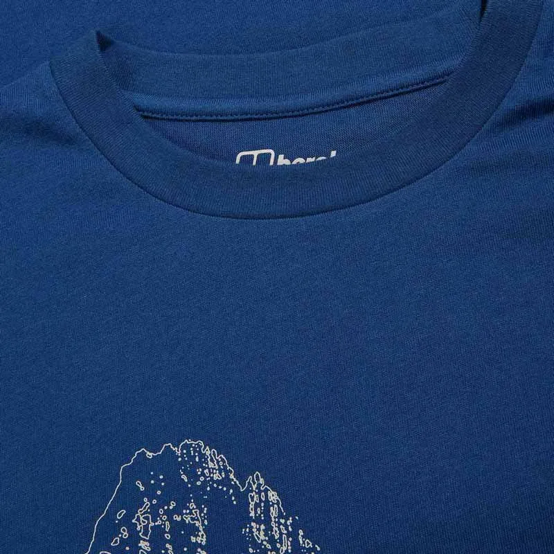 Berghaus Mtn Width T-shirt Med Korta ärmar, Murky marine