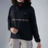 Berghaus Oversized Aztec Fleece Med Halv Dragkedja, Jet black