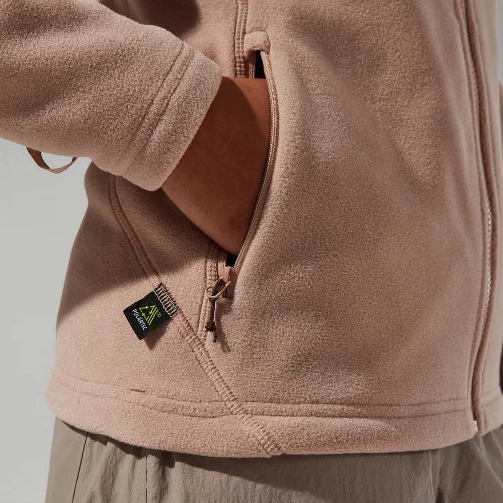 Berghaus Prism Ia Fleecejacka Med Dragkedja, Kv7 pink clay Berghaus Prism Ia Fleecejacka Med Dragkedja, Kv7 pink clay