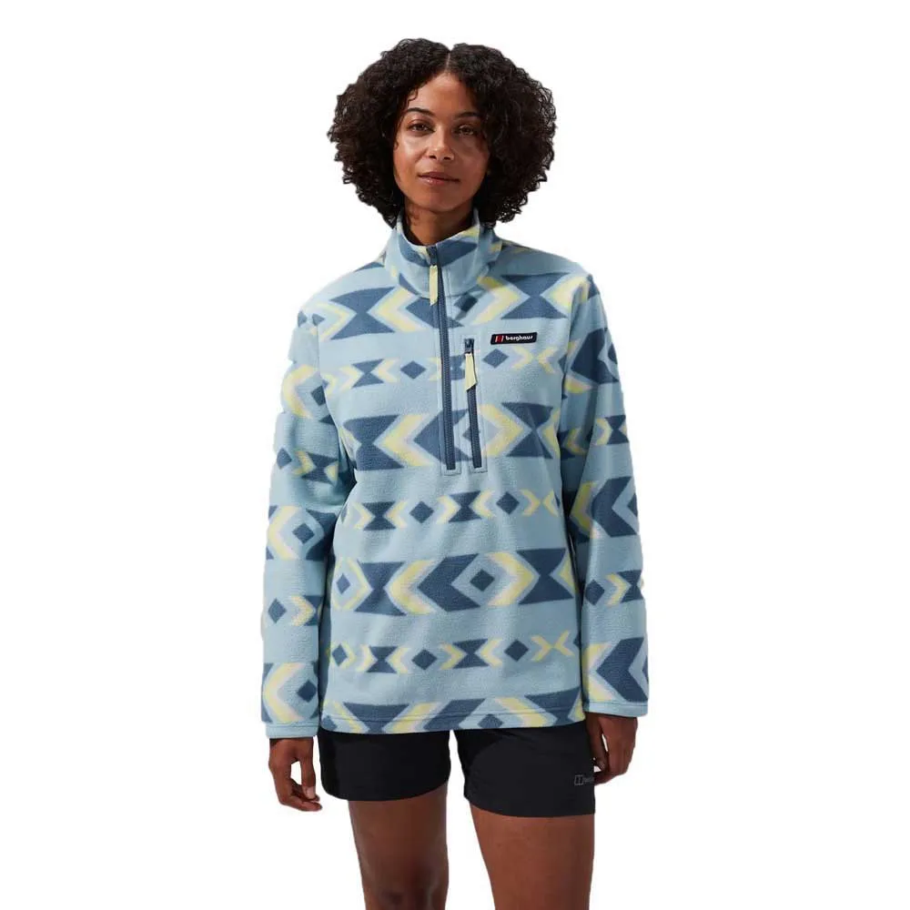 Berghaus Prism Printed Trango Fleece Med Halv Dragkedja