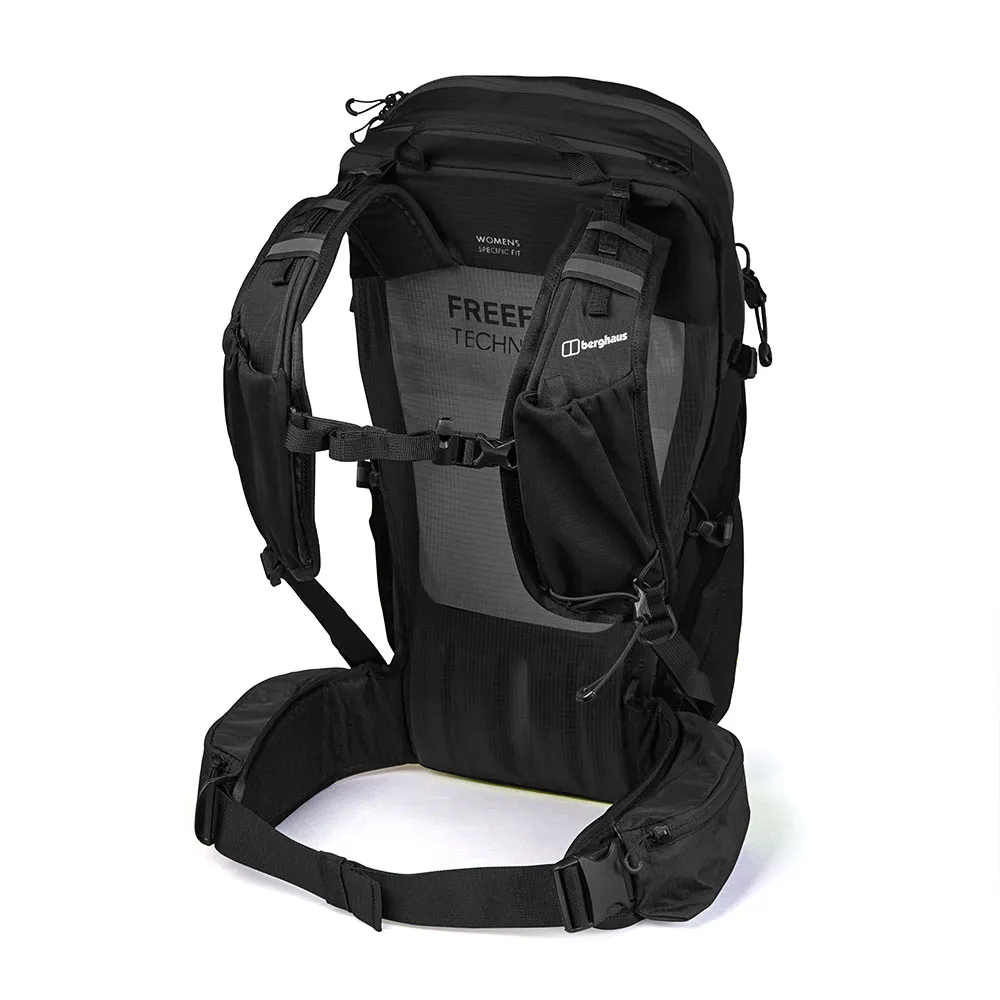 Berghaus Remote Hike 23l Damryggsäck, Black / black
