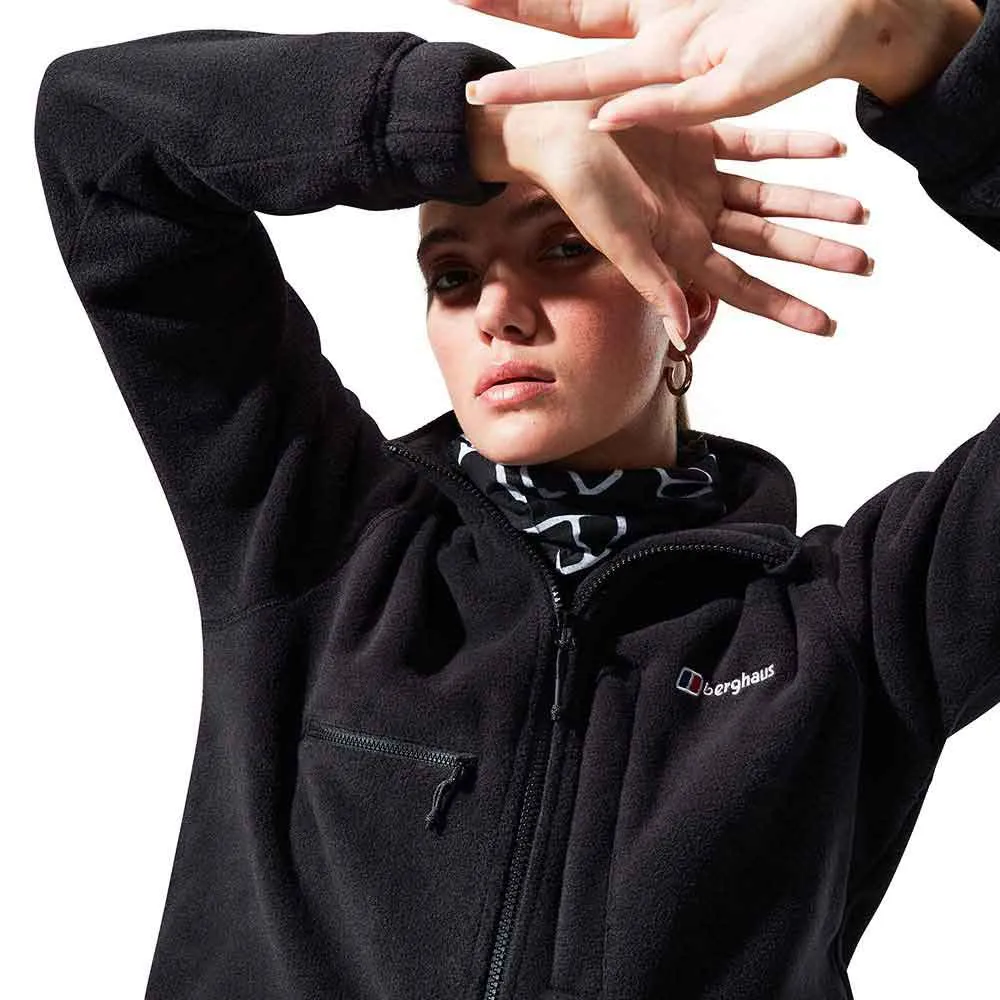 Berghaus Urb Cropped Co-ord Fleecejacka Med Dragkedja, Jet black Berghaus Urb Cropped Co-ord Fleecejacka Med Dragkedja, Jet black