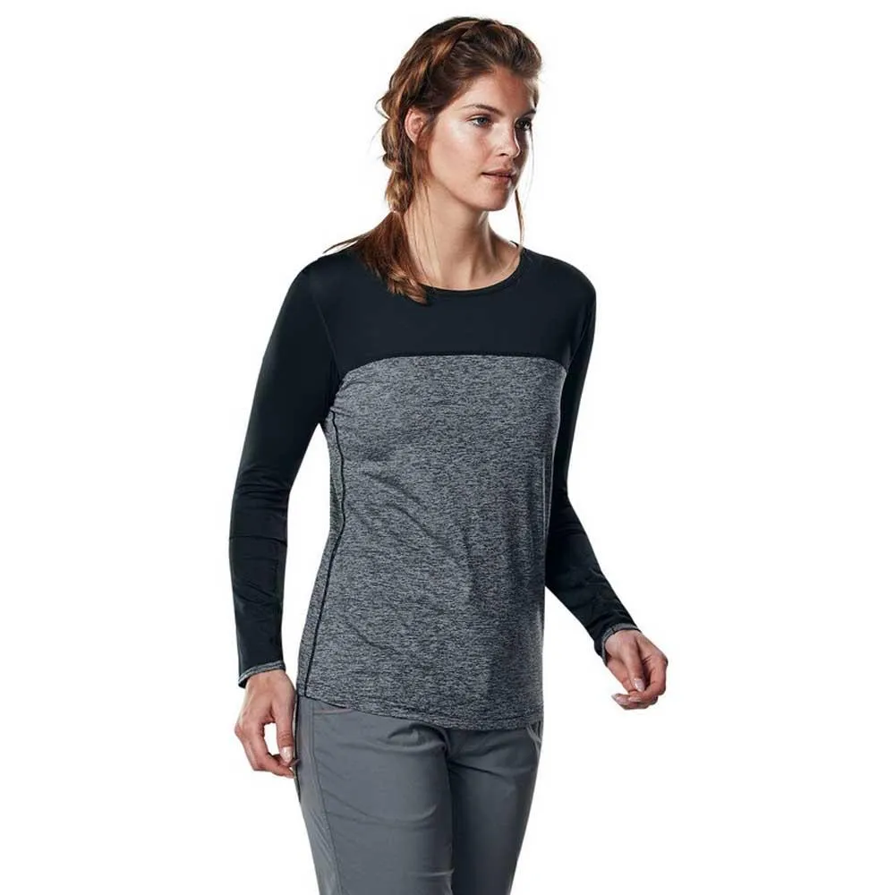 Berghaus Voyager Tech Crew T-shirt Med Lång ärm, Dark grey / black