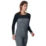 Berghaus Voyager Tech Crew T-shirt Med Lång ärm, Dark grey / black