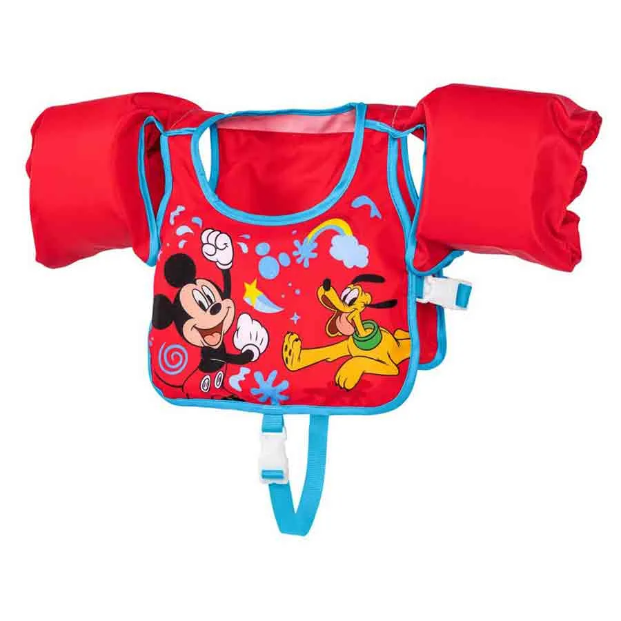 Bestway 09103 Disney Mickey Mouse Flytväst unisex, Multicolour, 3-6Y