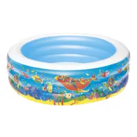 Bestway 196x53 Cm Rund Uppblåsbar Pool unisex Bestway 196x53 Cm Rund Uppblåsbar Pool unisex