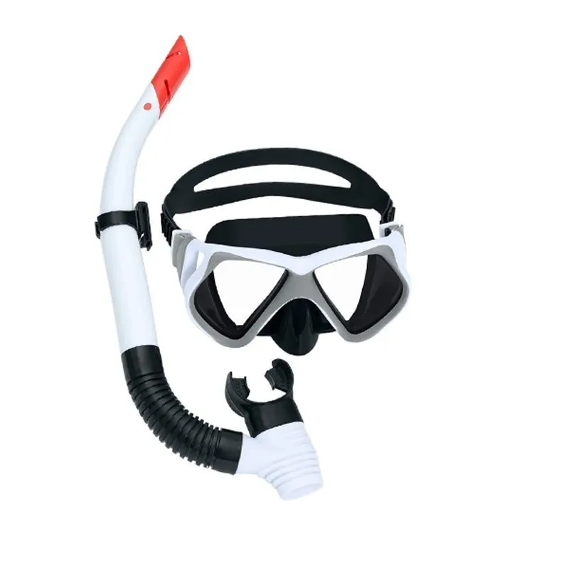 Bestway 24069 Fritidsdykarmask Med Dubbla Linser + Snorkel unisex, Assorted, One Size Bestway 24069 Fritidsdykarmask Med Dubbla Linser + Snorkel unisex, Assorted, One Size