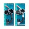 Bestway 24069 Fritidsdykarmask Med Dubbla Linser + Snorkel unisex, Assorted, One Size