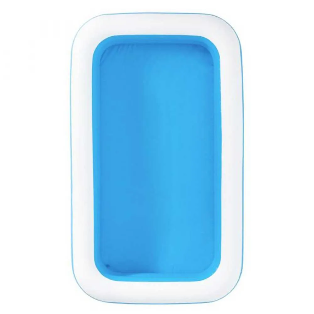 Bestway 305x183x46 Cm Rektangulär Uppblåsbar Pool unisex, Blue / white, 850L