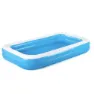 Bestway 305x183x46 Cm Rektangulär Uppblåsbar Pool unisex, Blue / white, 850L