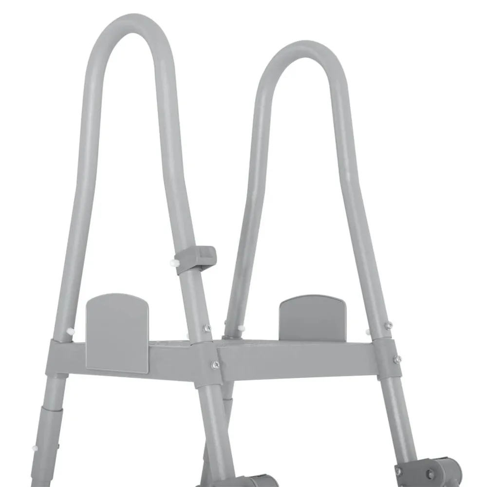 Bestway 4-stegs Säkerhetspoolstegar 132 Cm unisex, Black, One Size Bestway 4-stegs Säkerhetspoolstegar 132 Cm unisex, Black, One Size