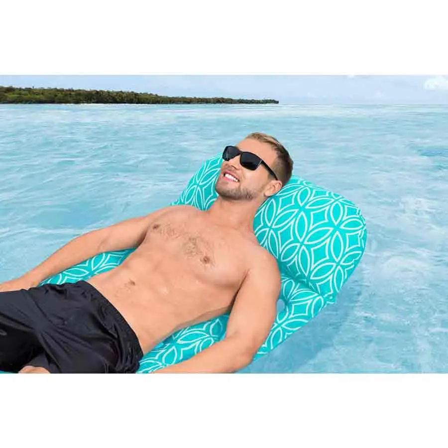 Bestway 43550 Confort Plus Luftmadrass För Pool unisex, Blue, 198 x 74cm