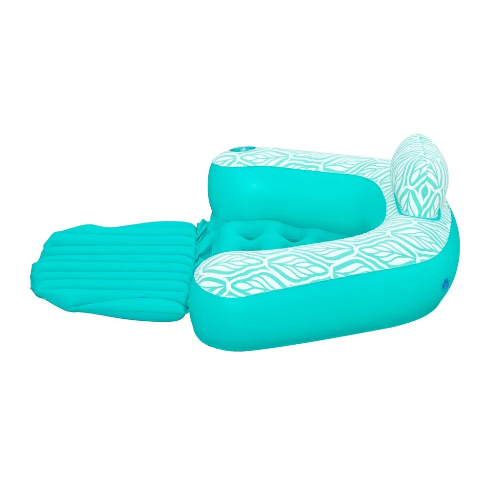 Bestway 43719 Confort Plus Uppblåsbar Fåtölj-solstol unisex, 145 x 120cm