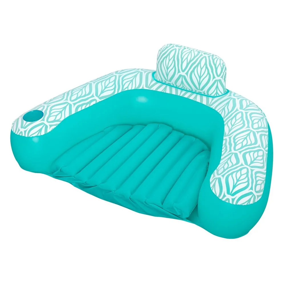 Bestway 43719 Confort Plus Uppblåsbar Fåtölj-solstol unisex, 145 x 120cm